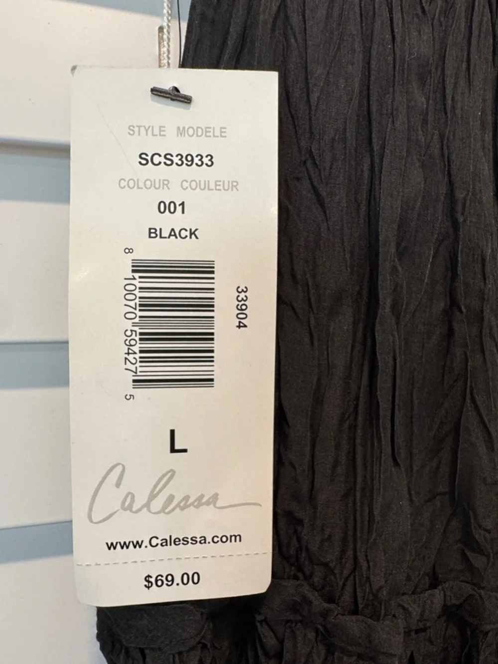 NWT‎ Calessa Tiered Crinkle Texture Midi Women's Large Skirt Flowy Lightweight.